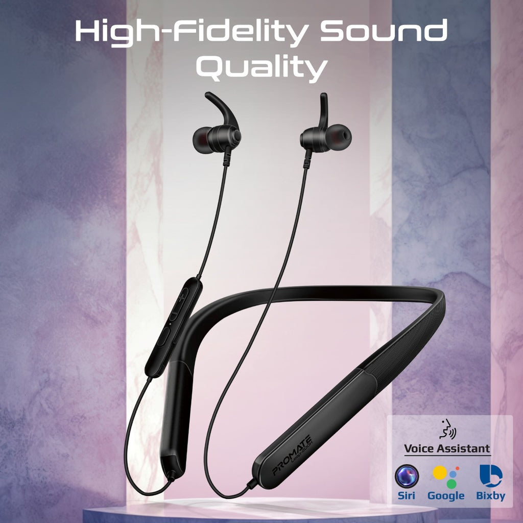 SportFit™ High Fidelity Wireless ENC Neckband Earphones with 200 Hours  Playtime