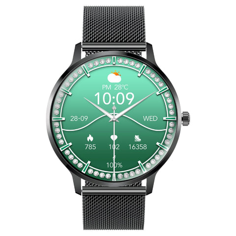 1.32" Curved AMOLED Screen Fitness Tracker Smartwatch w/ BT Calling