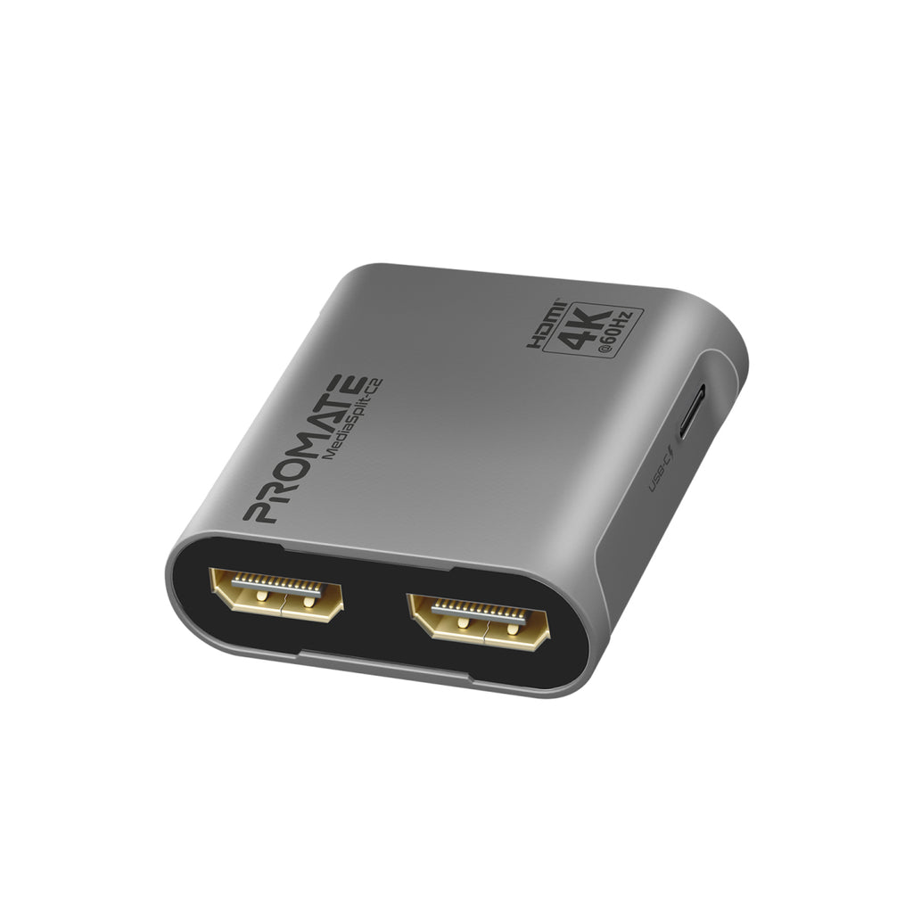 4K 60Hz HDMI Splitter with Dual HDMI Output