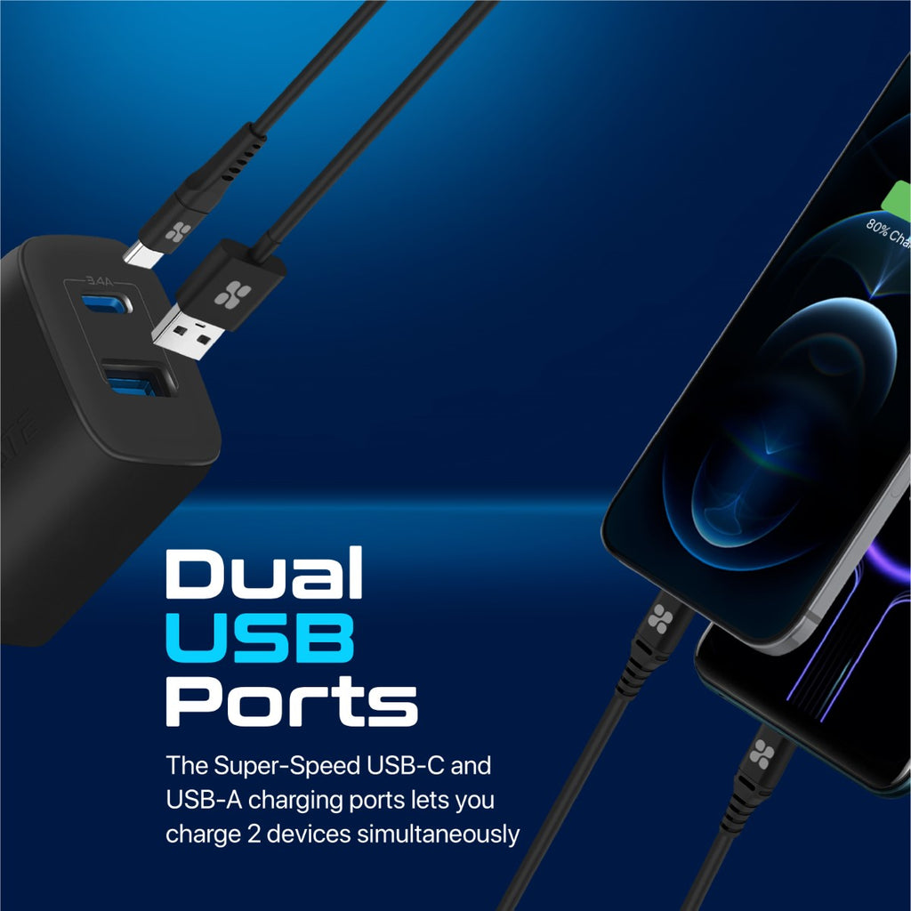 USB-C/A Dual Charging Port