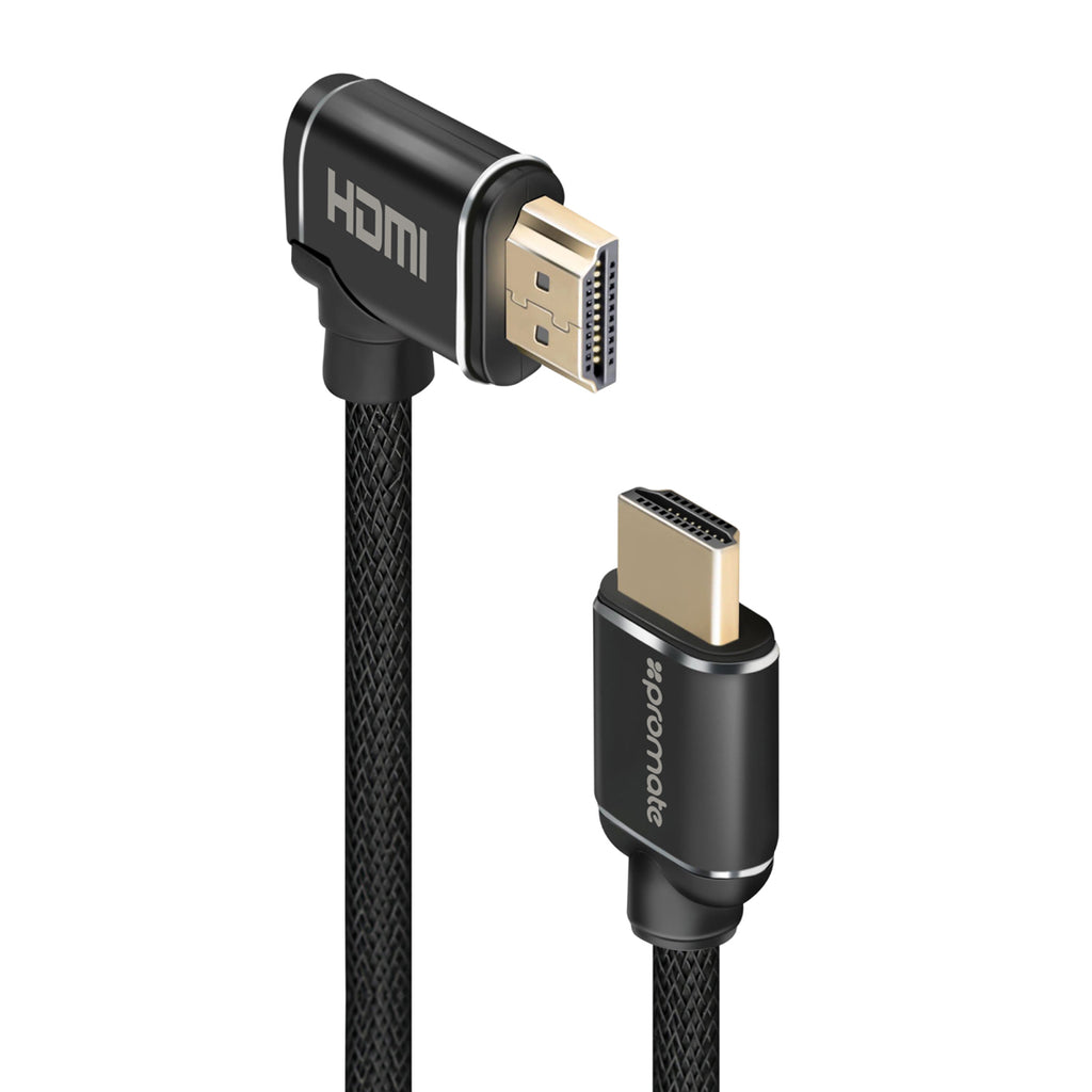 High Definition Right Angle 4K HDMI® Audio Video Cable