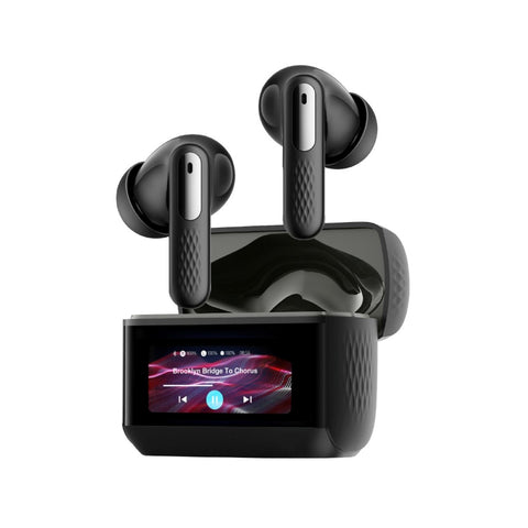 HD TWS Earbuds with ANC, ENC, and Smart IPS Touch Display