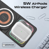 Ultra-Slim Transparent 15W MagSafe Compatible Wireless Charging Station