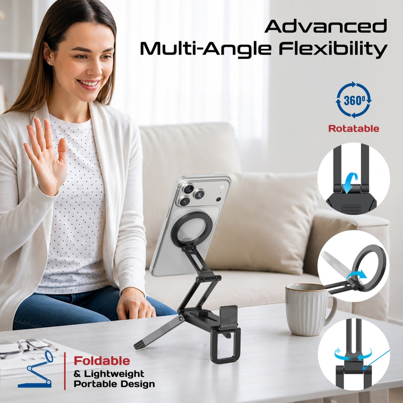 Multi-Functional Magnetic Smartphone Mount and Stand