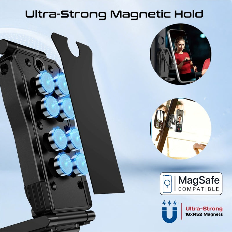 All-in-one Magnetic Smartphone Mount with Fill Light