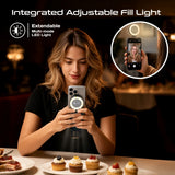 All-in-one Magnetic Smartphone Mount with Fill Light