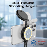 All-in-one Magnetic Smartphone Mount with Fill Light