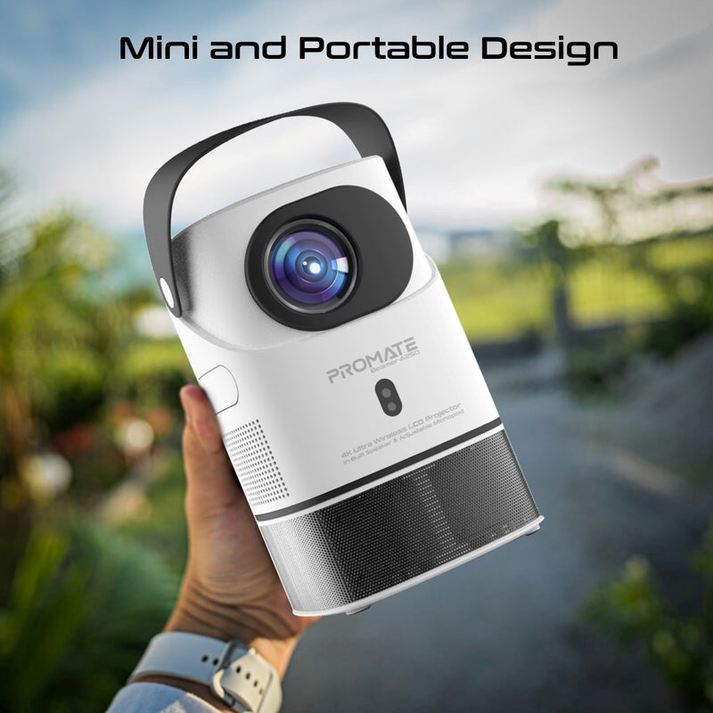 4K Ultra HD Wireless LCD Projector With Built In Speaker Monopod Sta 4K Ultra HD Wireless LCD Projector With Built In Speaker Monopod Sta