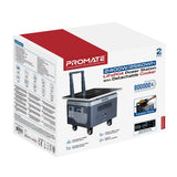 2400W/2560Wh LiFePO4 Power Station with Detachable Stove, Smart Display & Built-In Speaker