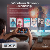 Ultra-Mini 1080P Wireless DLP Projector with touch controls