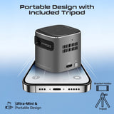 Ultra-Mini 1080P Wireless DLP Projector with touch controls