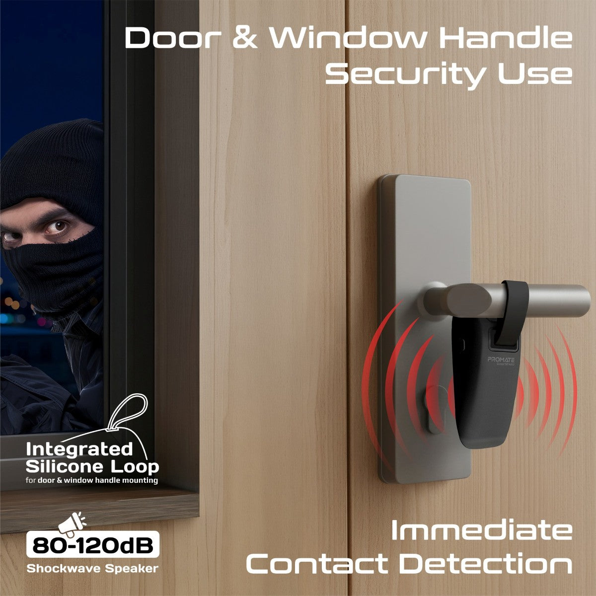 PROMATE DoorShield Door and Window Protection