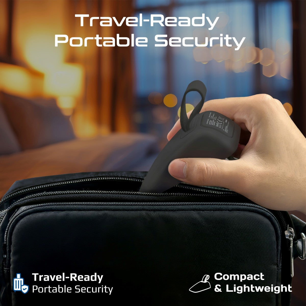PROMATE DoorShield Portable Travel Security
