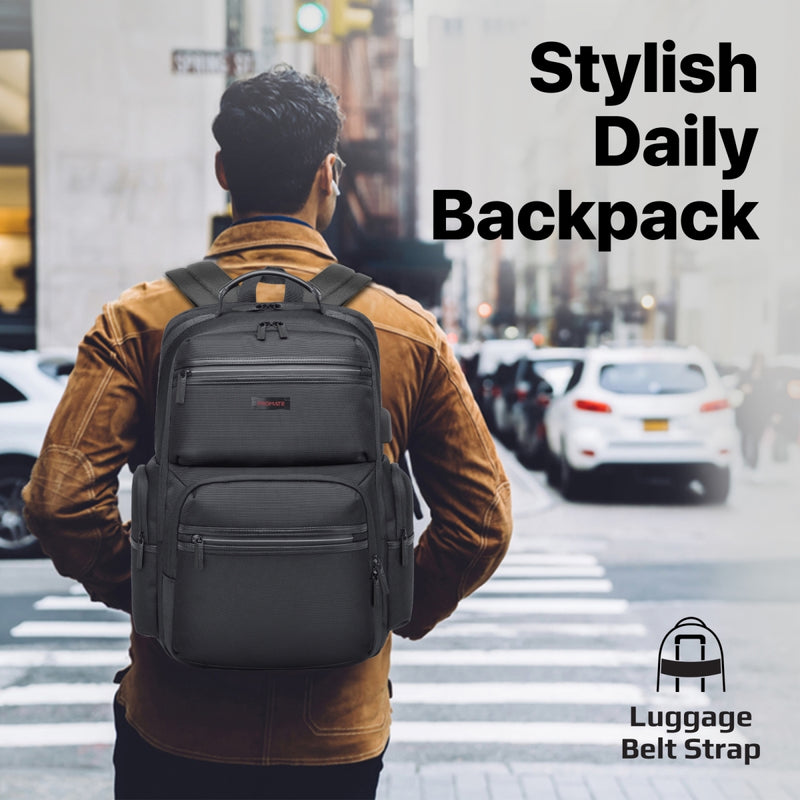 Heavy Duty Lightweight Backpack for 15.6” Laptops with Compartments – Promate Technologies