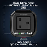 Multi-Port DC to AC Power Inverter with 150W AC Socket