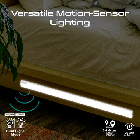 60cm Rechargeable Light Strip with Motion Sensor