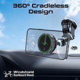 ActiveCool Cradleless 15W Qi2 Certified Wireless SmartPhone Charger Mount