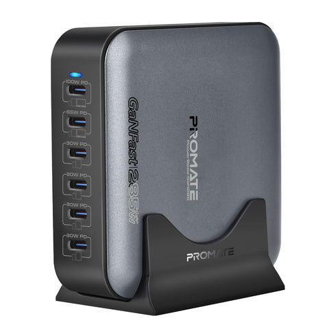 285W Ultra-Fast GanFast™ Multi-Port Desktop Charging Station