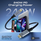 High-Speed 80Gbps USB4™ Cable with 240W PD Support