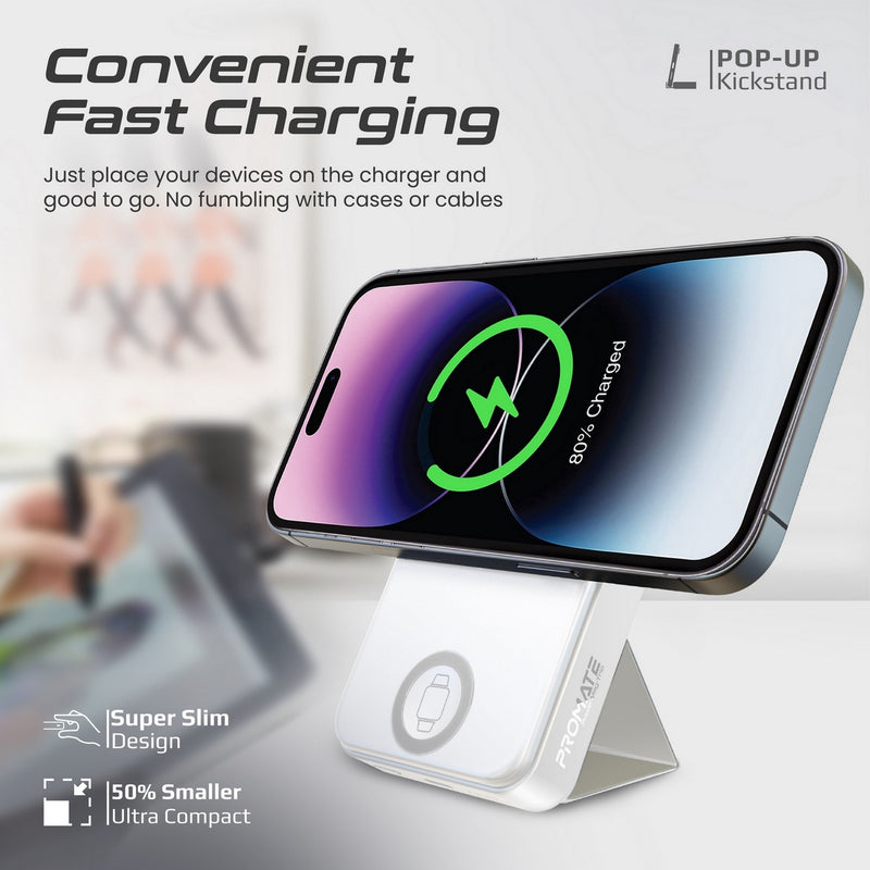 Power Mag SuperCharge MagSafe Compatible & Apple Watch Wireless Charging Power B ...