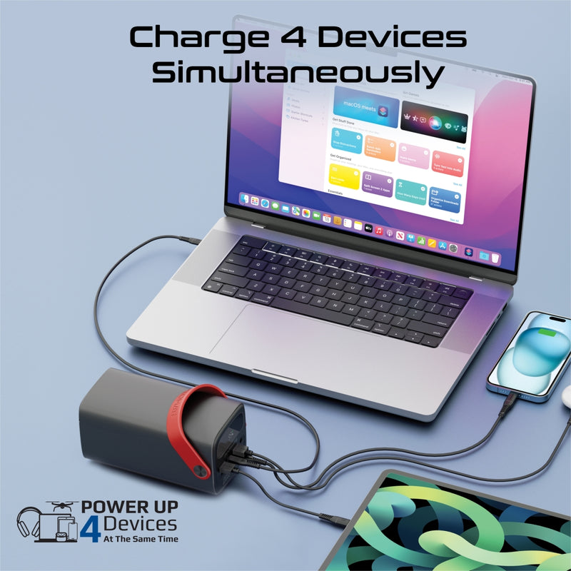 80000mAh High-Capacity 100W Ultra-Fast-Charging Power Pack
