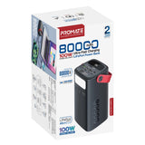 80000mAh High-Capacity 100W Ultra-Fast-Charging Power Pack