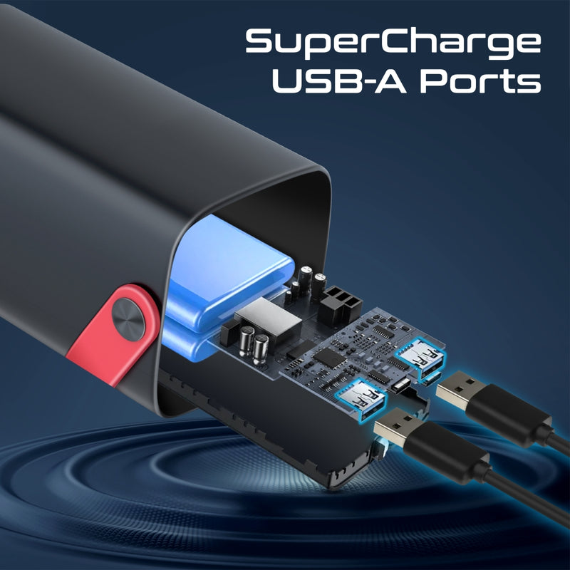 80000mAh High-Capacity 100W Ultra-Fast-Charging Power Pack