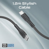25W Dual Port Adapter Combo with 60W Fast Charging USB-C Cable