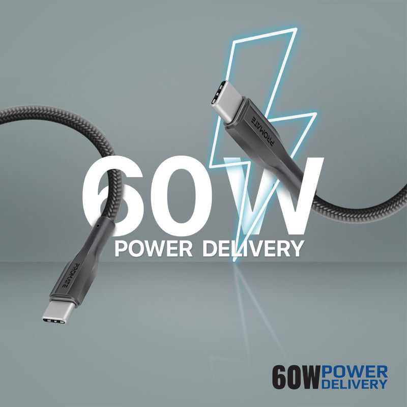 25W Dual Port Adapter Combo with 60W Fast Charging USB-C Cable