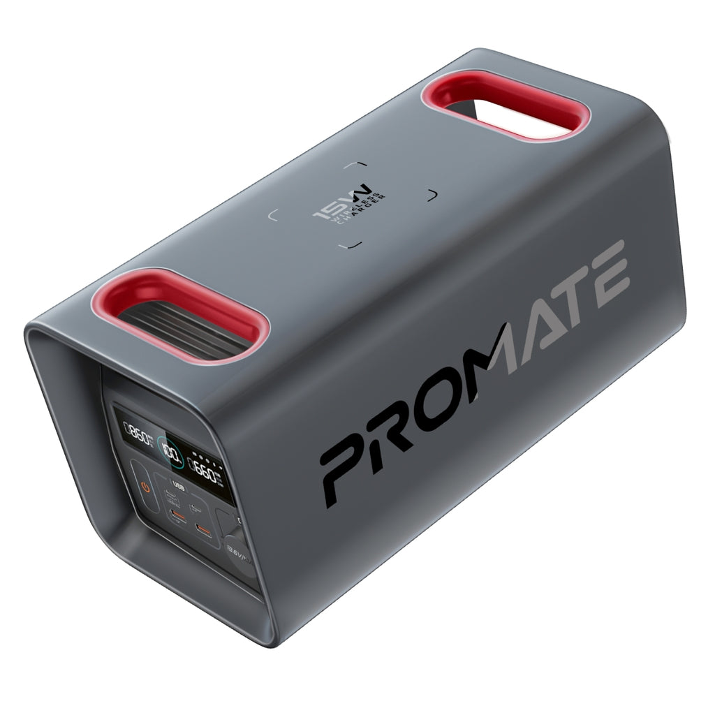 Promate Ph6800es 600W/161000mAh LiFePO4 High-Capacity Portable Power Station – Promate ...