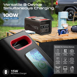 600W/161000mAh LiFePO4 High-Capacity Portable Power Station