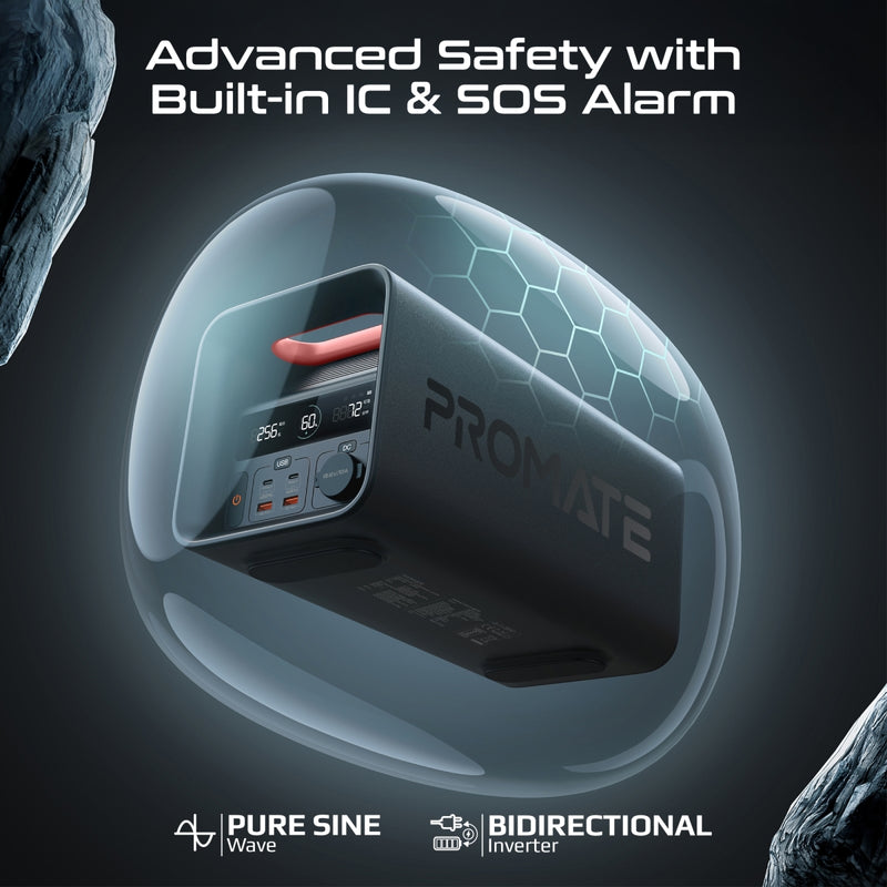 600W/161000mAh LiFePO4 High-Capacity Portable Power Station