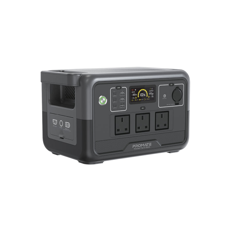 800W/768Wh LiFePO4 Portable Smart Power Station with Intelligent Display & Solar Charging