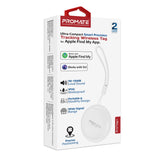 Ultra-compact Smart Precision Tracking Wireless Tag for Apple Find My App.