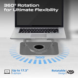 Multi-Level Laptop Cooling Stand w/ Magnetic Fan & Phone Mount