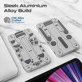 Compact Multi-Level Folding Laptop Stand w/ Anti-Slip Design