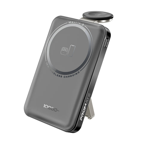 Ultra-Compact 3 in 1 MagSafe Compatible Wireless Charging Power Bank