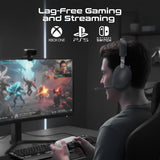 Hi-Res Audio Hybrid-ANC Over-Ear Headphones with Triple Connectivity