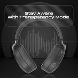 Hi-Res Audio Hybrid-ANC Over-Ear Headphones with Triple Connectivity