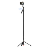 360° Ai Face Tracking Telescopic Selfie Stick with Auto Pop open Tripod Base