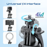360° Ai Face Tracking Telescopic Selfie Stick with Auto Pop open Tripod Base