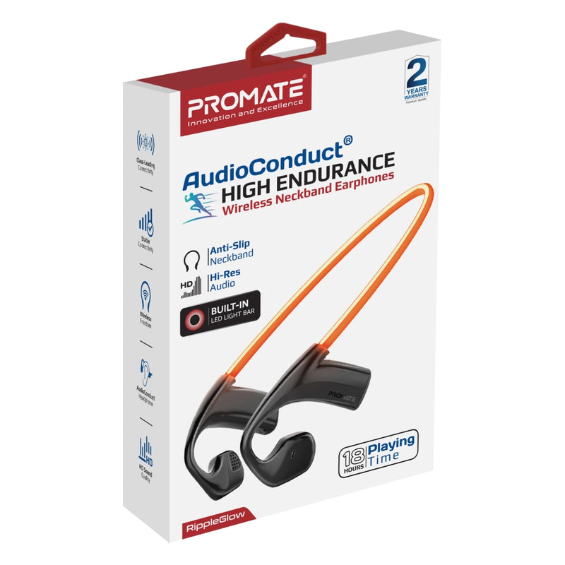 AudioConduct™ High-Endurance Wireless Neckband Earphones