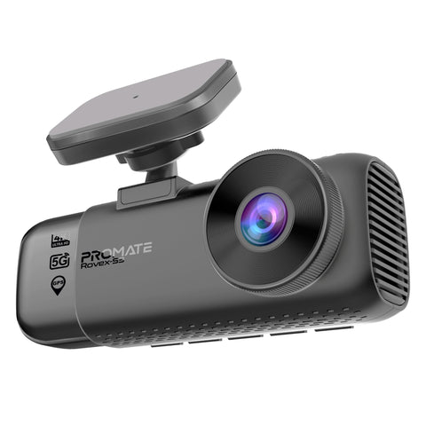 4K Ultra HD Dash-Cam with front, cabin, rear view, AI ISP Night Vision and Parking Monitor