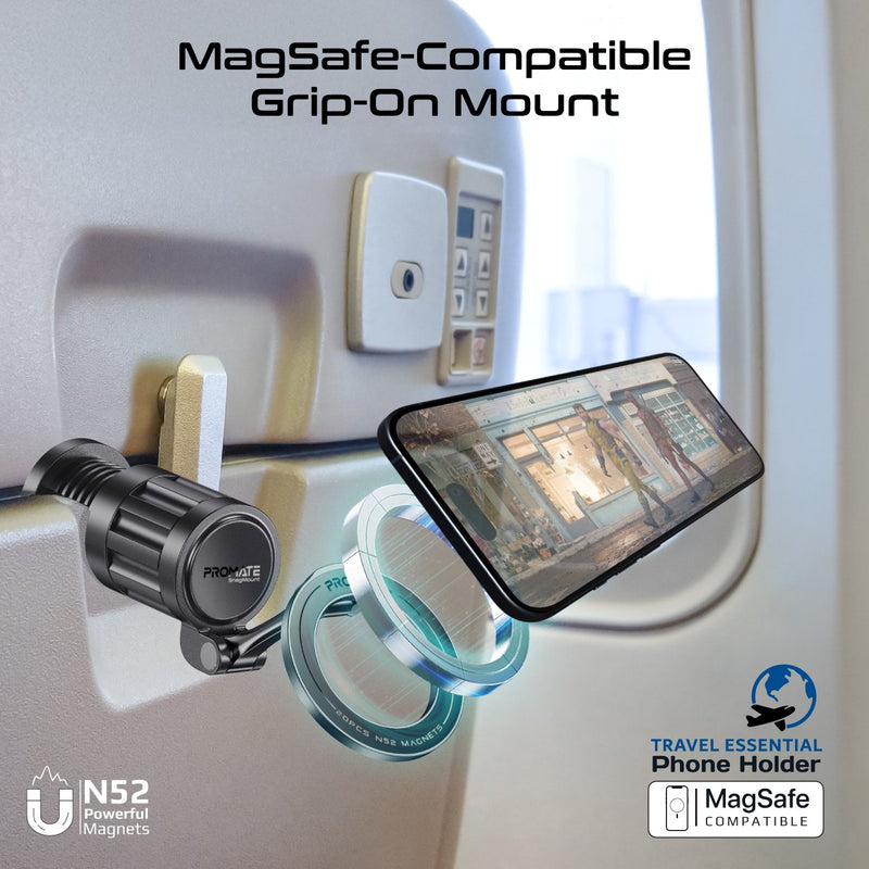 360° Rotating Magnetic Smartphone Grip-On Mount – Promate Technologies 360° Rotating Magnetic Smartphone Grip-On Mount – Promate Technologies