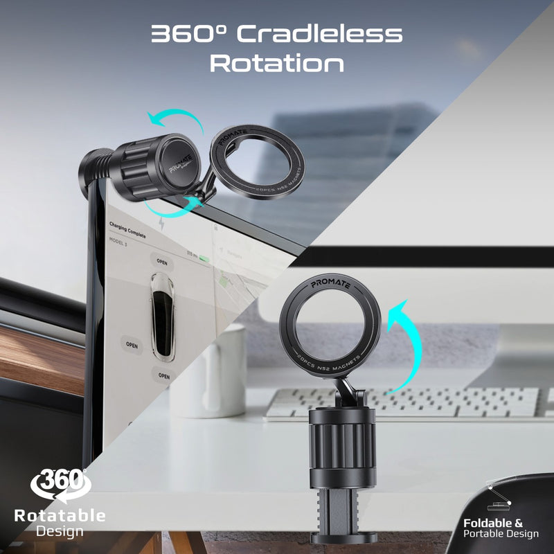 360 Rotating Magnetic Smartphone Grip-On Mount Promate Technologies 360 Rotating Magnetic Smartphone Grip-On Mount Promate Technologies