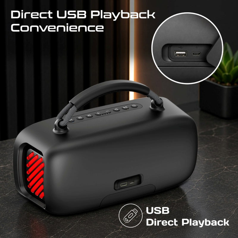 50W PartyPulse™ RGB True Wireless HD Speaker