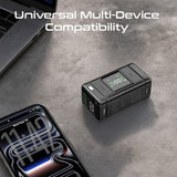 Dual Magnetic Wireless Lavalier Mic with Charging Case