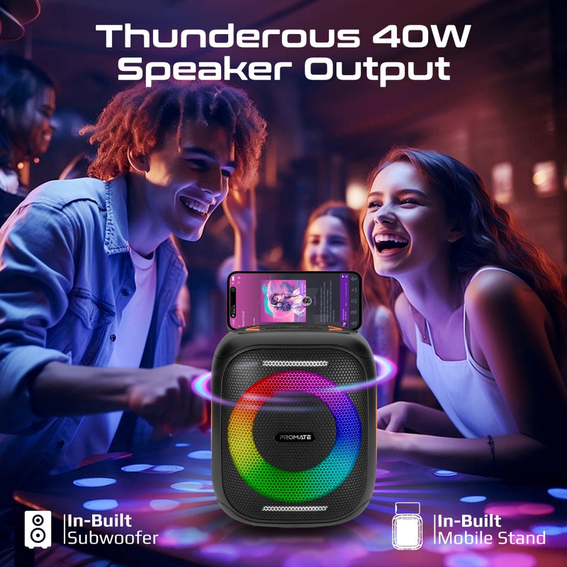 LumiSound™ HD 40W True Wireless  Speaker with  RGB Light