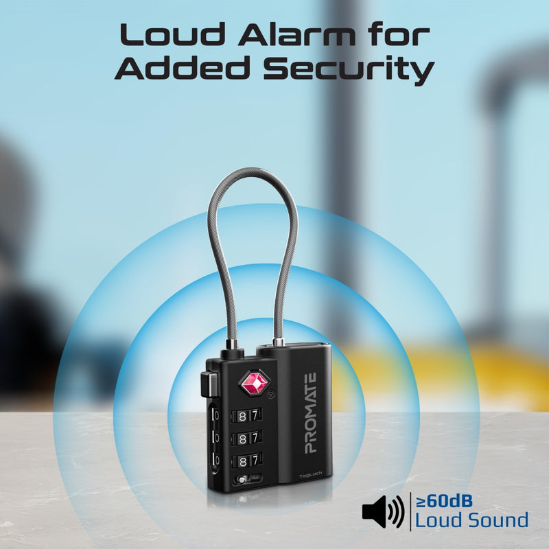 Tracking Lock TSA Luggage Lock with Smart Precision Tracking Tag, works with Find My ...