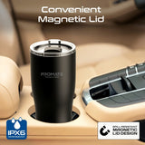 Smart Temperature-Controlled Mug with Heated Coaster & 15W Wireless Charger